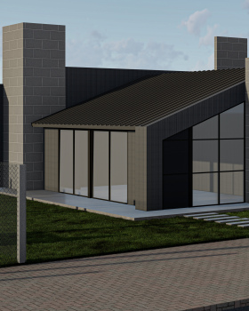 社会住宅建筑可视化与投影渲染项目