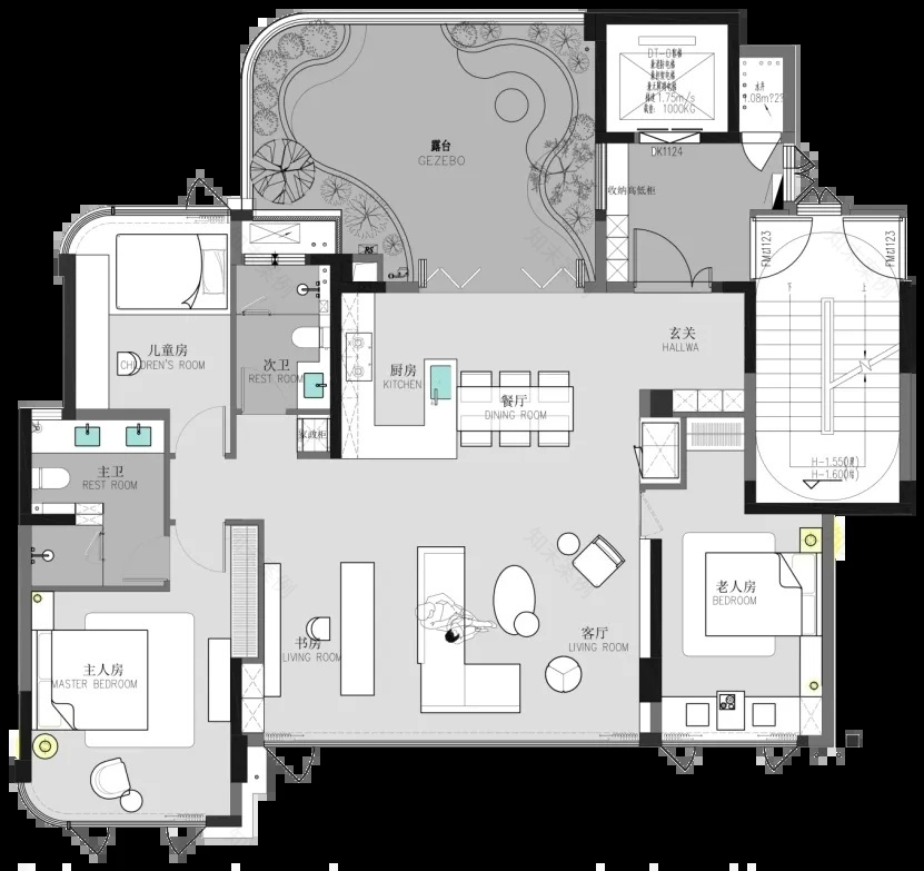 保亿·中央润府丨中国重庆丨海力空间设计-123