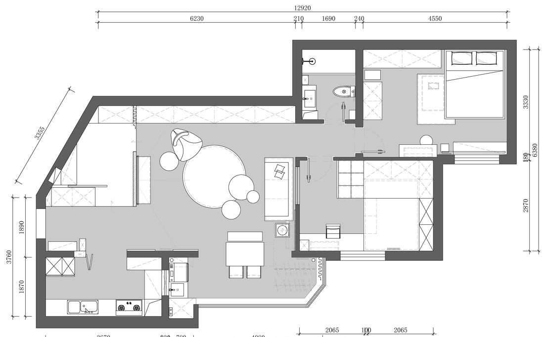 98㎡精装房逆袭记-27