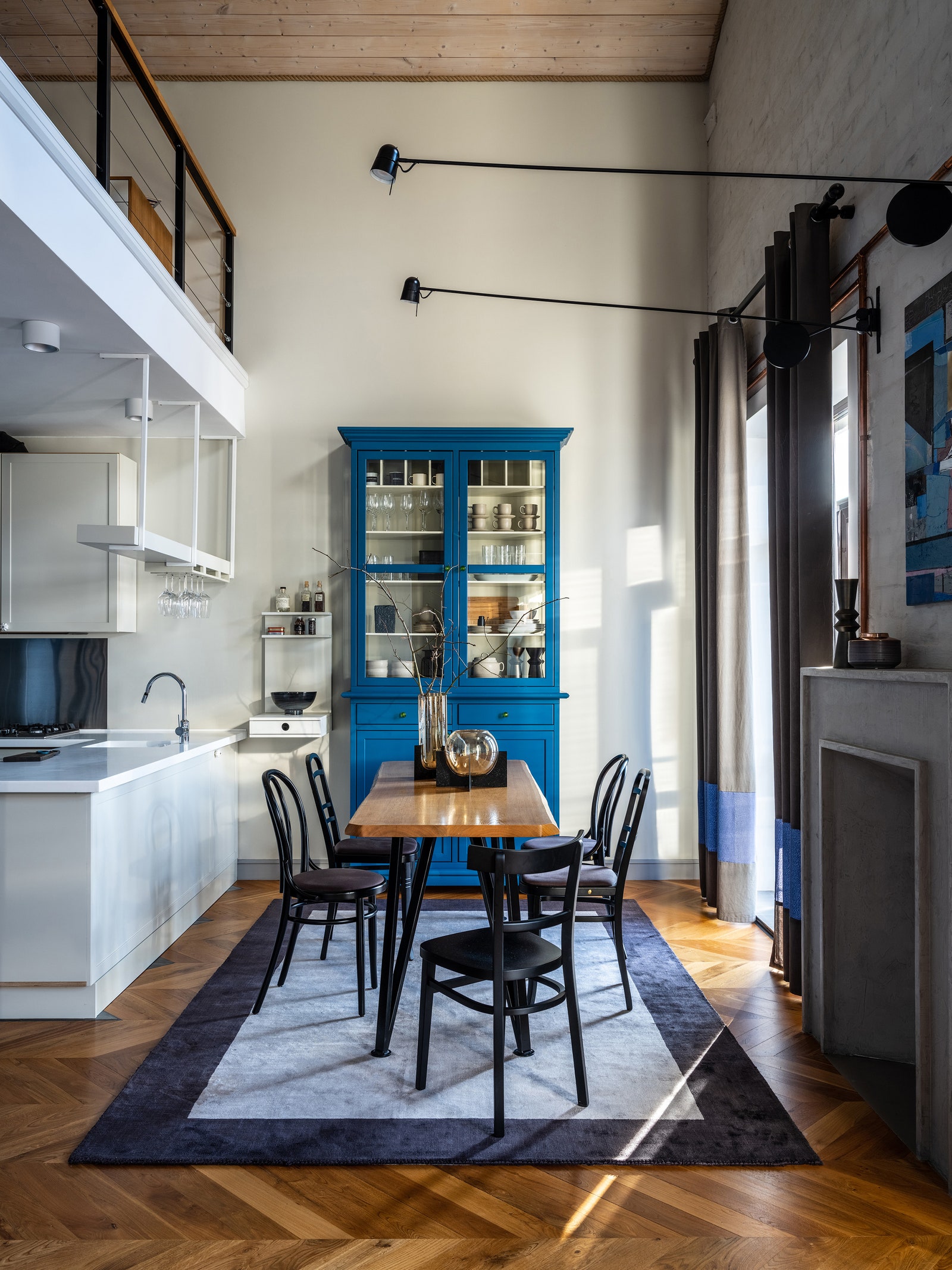 146㎡顶层新建成公寓室内设计-9