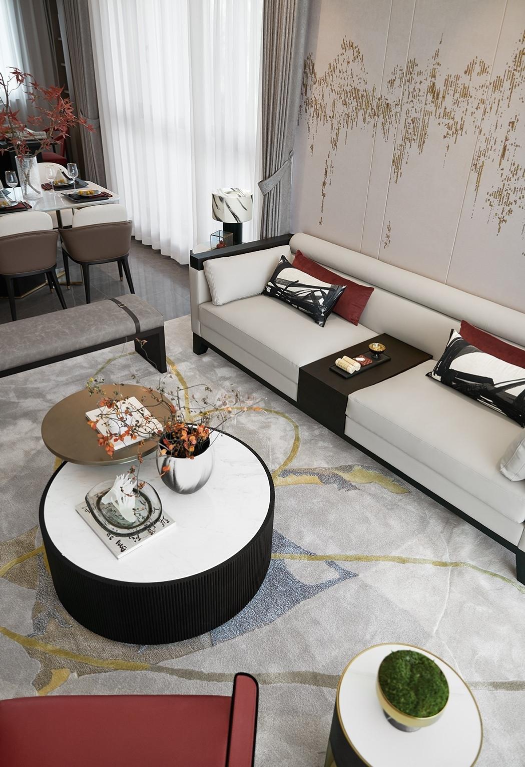 中梁西宁鎏金雲玺样板间丨中国西宁丨几朵设计-9