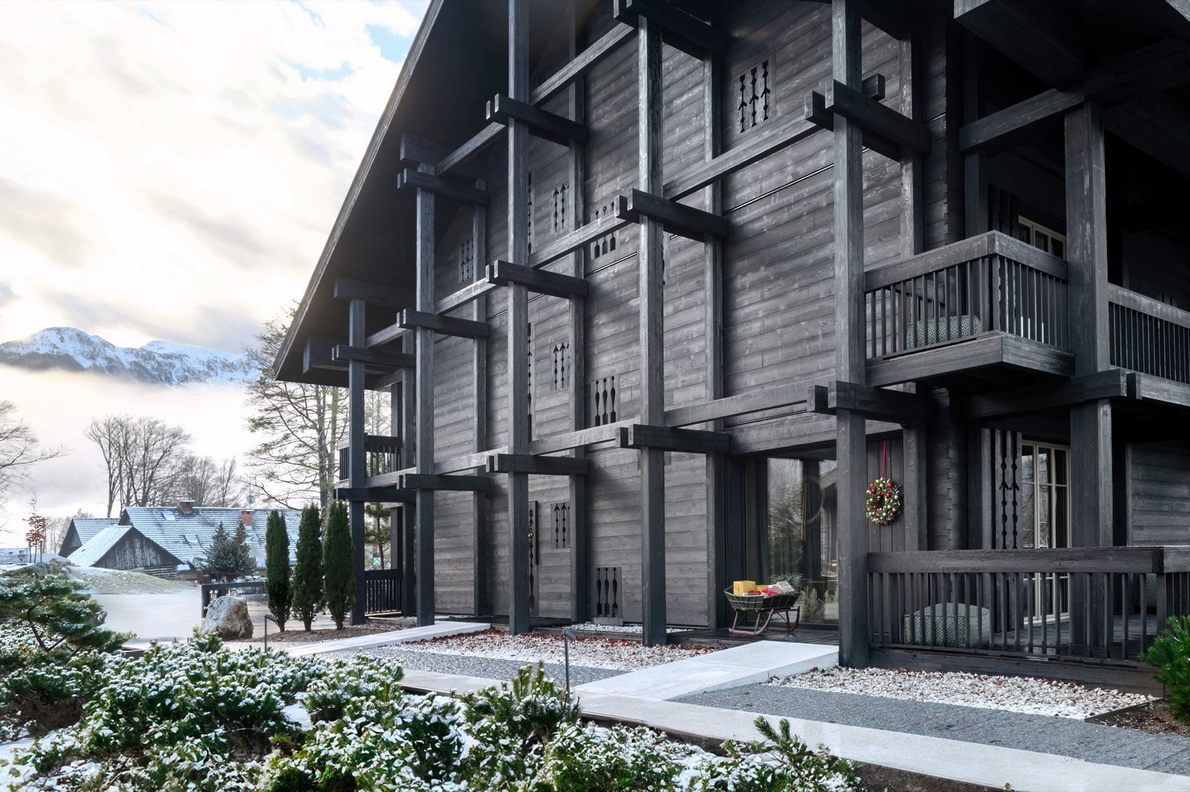 高山酒店(Muhr别墅重建项目)丨斯洛文尼亚丨OFIS ARHITEKTI-7