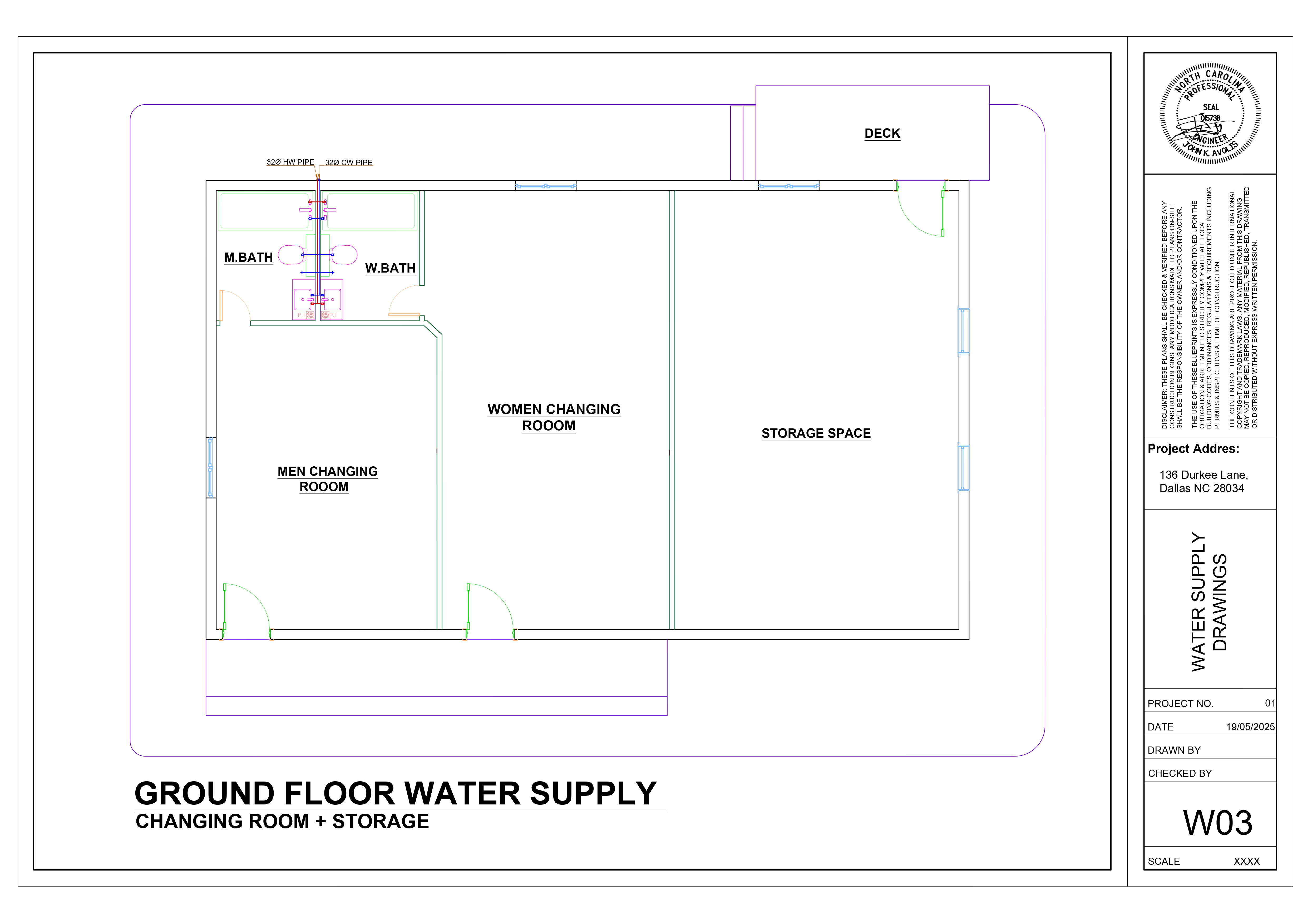 Banquet Hall – Architecture Drawing Package-12