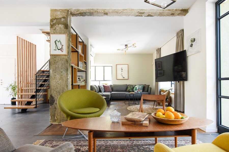 海法市双层住宅室内设计项目丨以色列海法丨海法市室内设计与建筑工作室-18