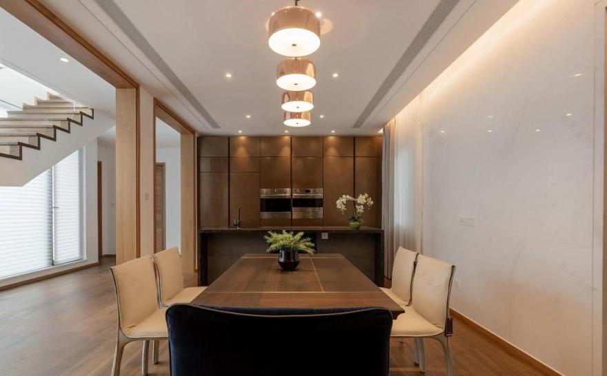 成舍设计 | 现代简约别墅,回归本质的生活空间-8