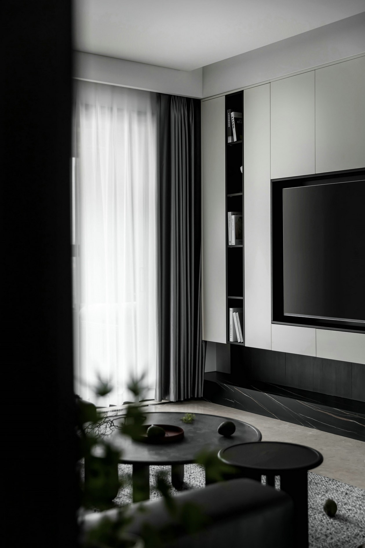 境·墨丨灯光、色彩、材质的重新组合，让精装房华丽转身-15