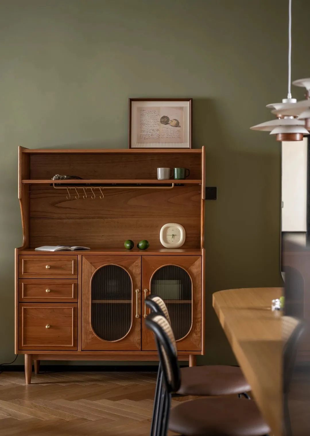 牛油果绿打造复古治愈宅丨中国天津丨凤凰空间-47