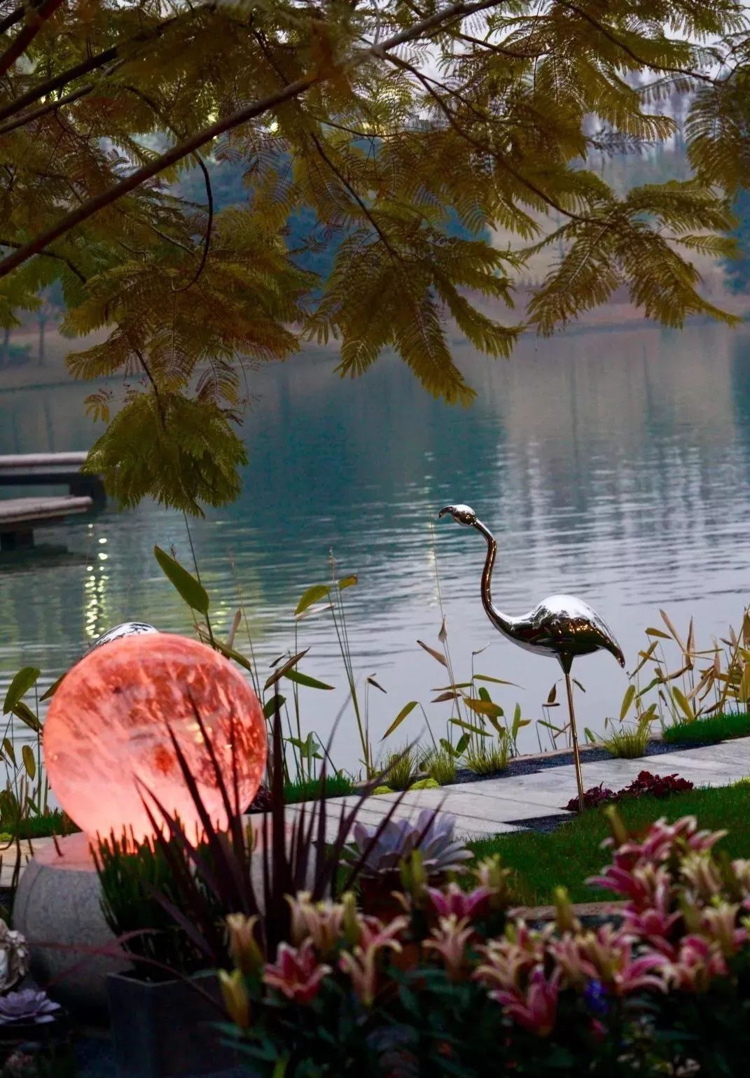 麓湖黑珍珠 | 现代极简风格的别墅花园设计-158