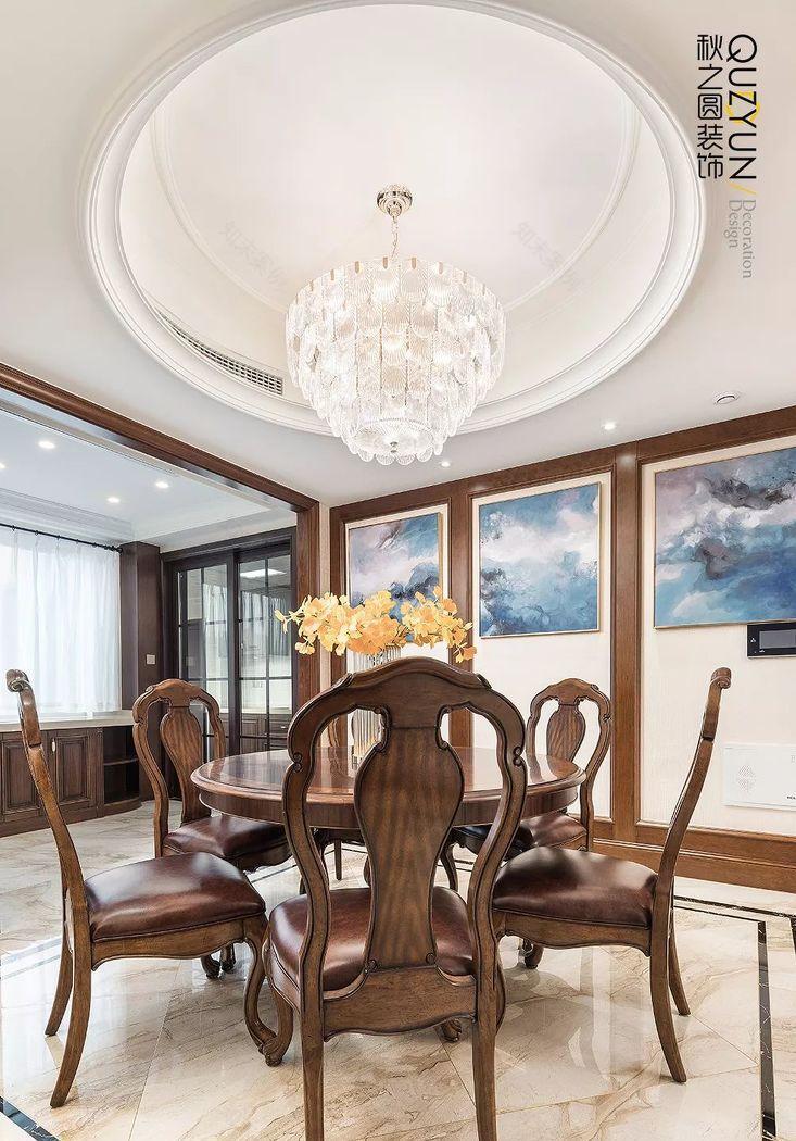 金地天际公寓 | 208 平美式深棕空间-12