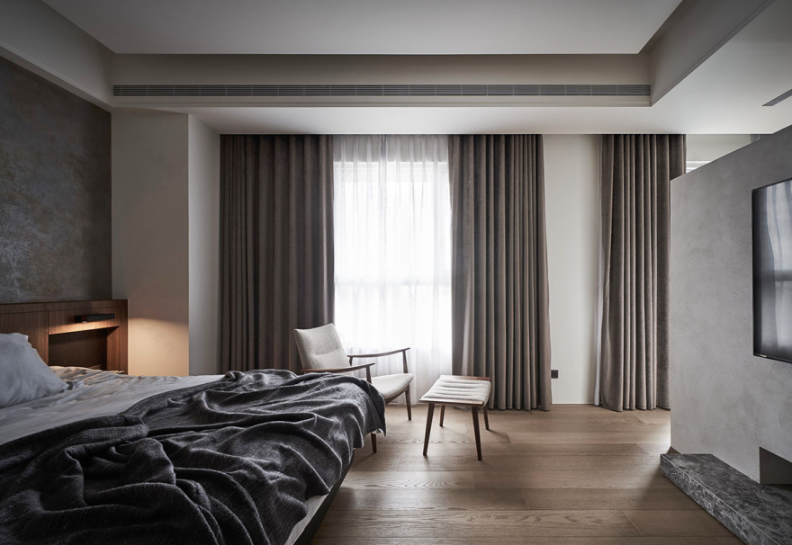 现代舒适的 132㎡原木风住宅-23