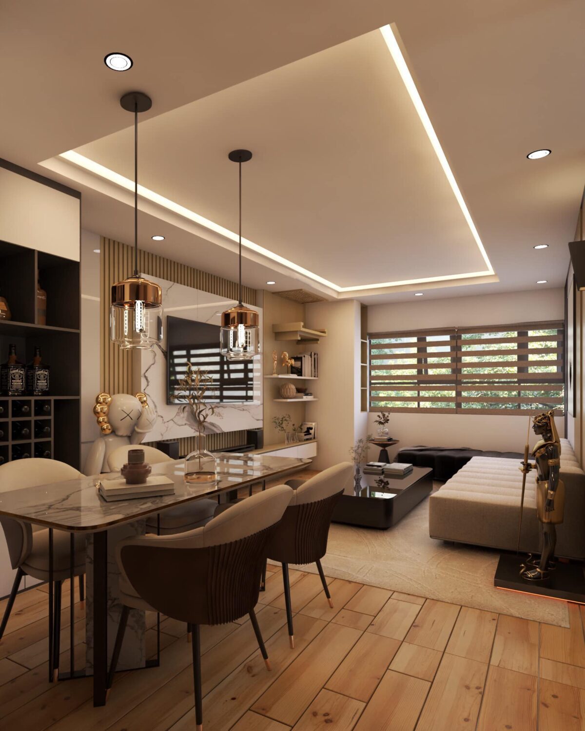 Sketchup公寓室内模型丨Thanh Dat-11