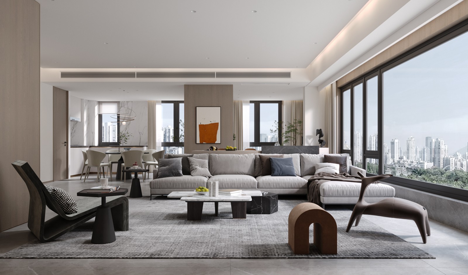 现代大平层设计新作-11