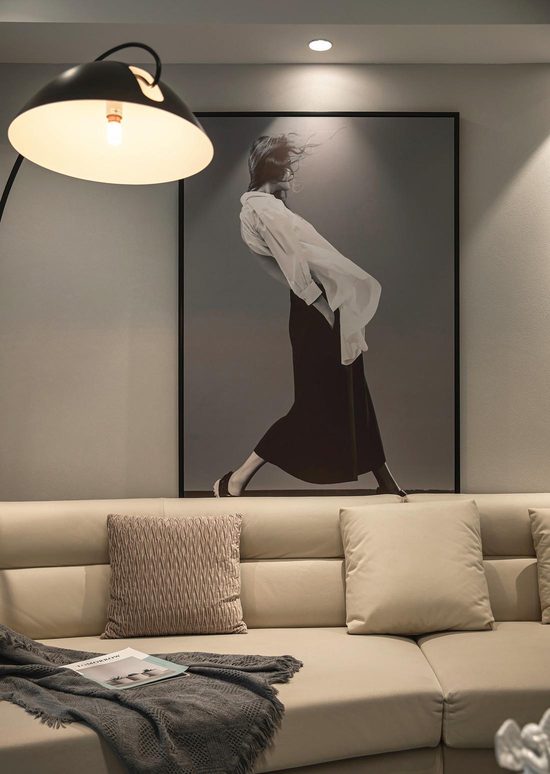 森罗设计 · 浅色系客厅与香槟色卧室-15