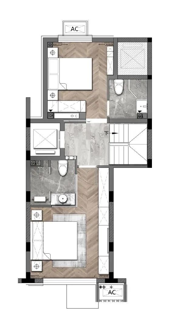 京投发展锦悦府-- 叠拼样板间 | 室内外共存的宁静空间-48