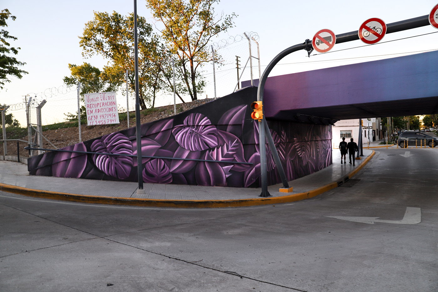 2019 年阿根廷布宜诺斯艾利斯城市艺术隧道干预-2