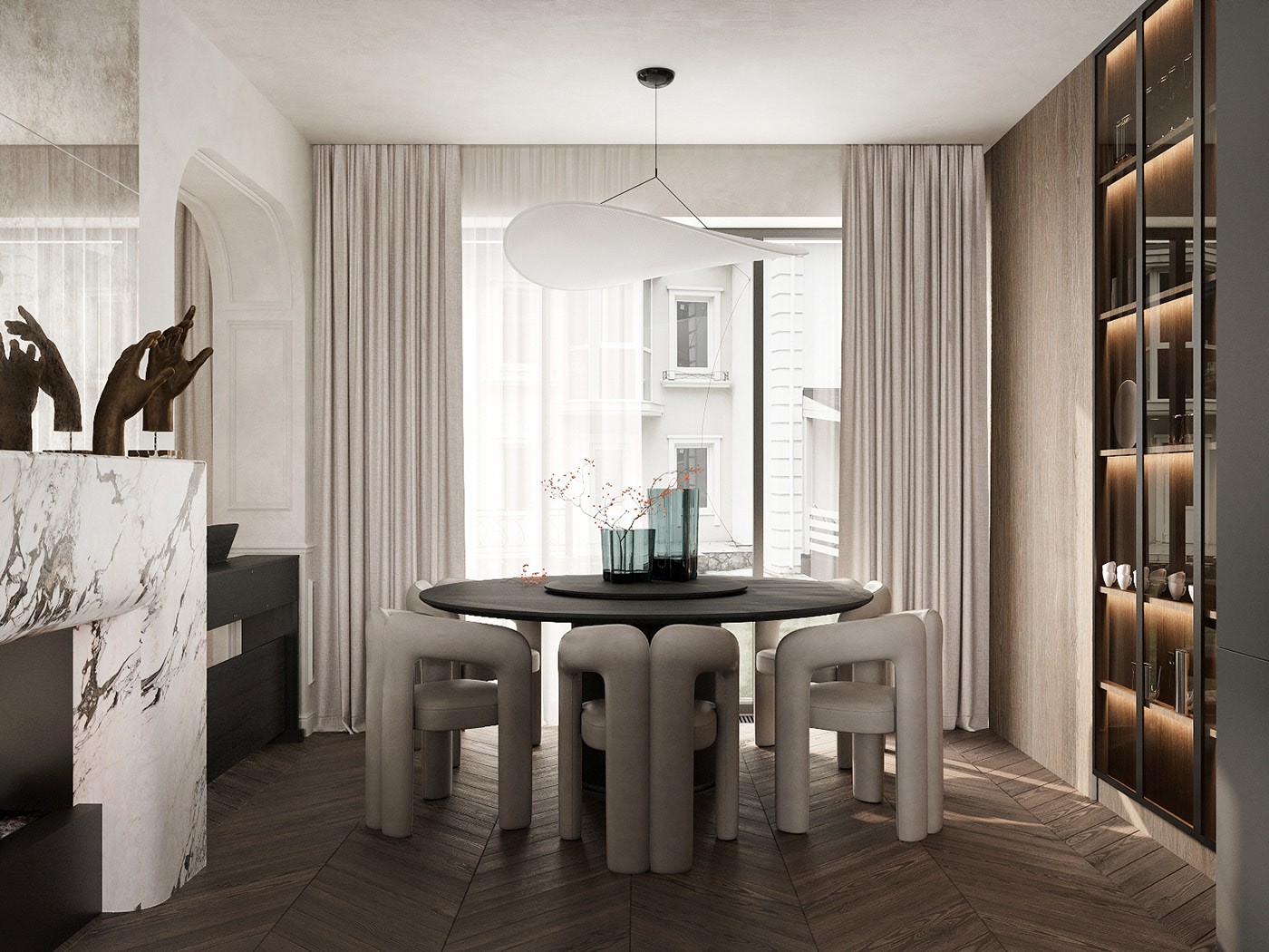 俄罗斯别墅设计 独特的质感、颜值满满-11