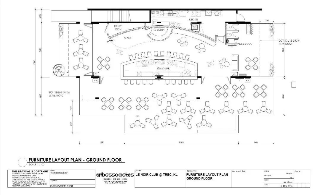 神秘黑金，感官冲击——Le Noir Club KL 设计解析-69