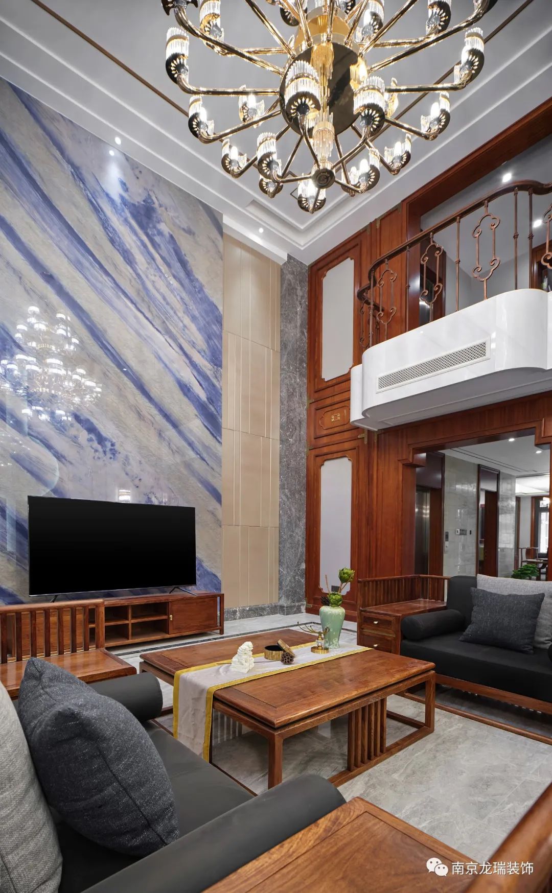 归庐 · 南京百家湖别墅花园新中式设计丨中国南京丨南京龙瑞装饰-31