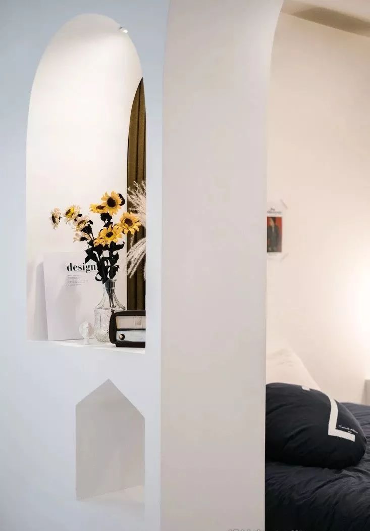 120㎡民宿风混搭家居，纯白打造浪漫不造作体验-34