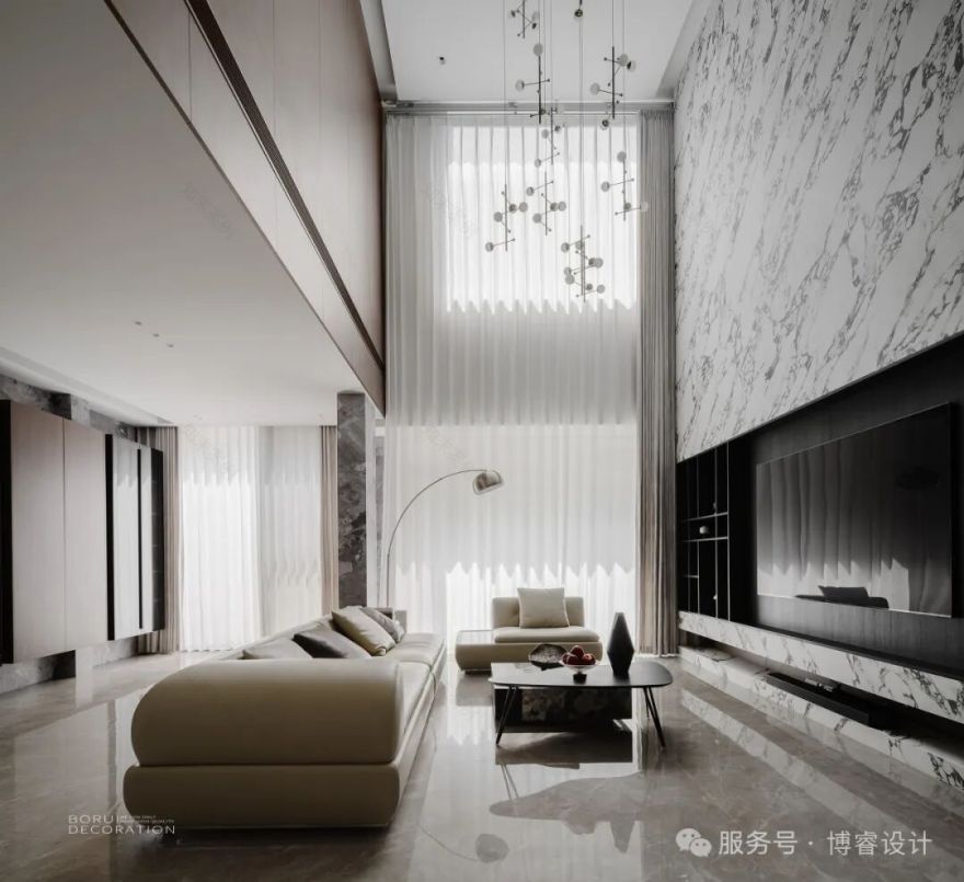 当90后霸总的脑洞照进现实|解密700㎡顶豪的「暗黑系美学」-42