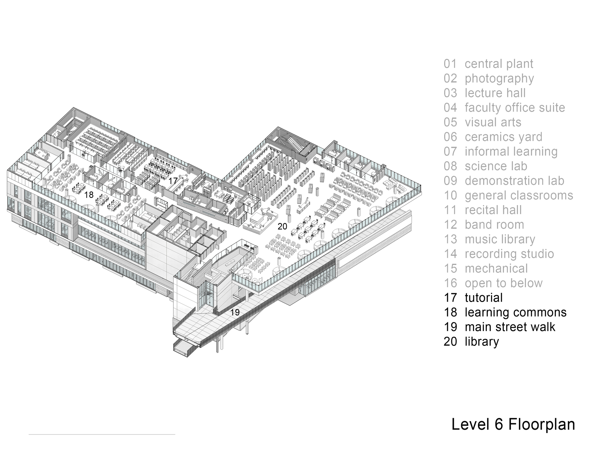 奥隆尼学院学术核心建筑-4