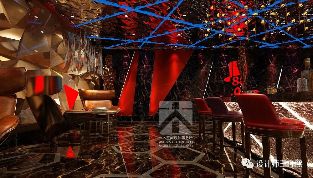 一木空间设计事务所 | 奥斯卡 88 酒吧营口鲅鱼圈店设计案例-8