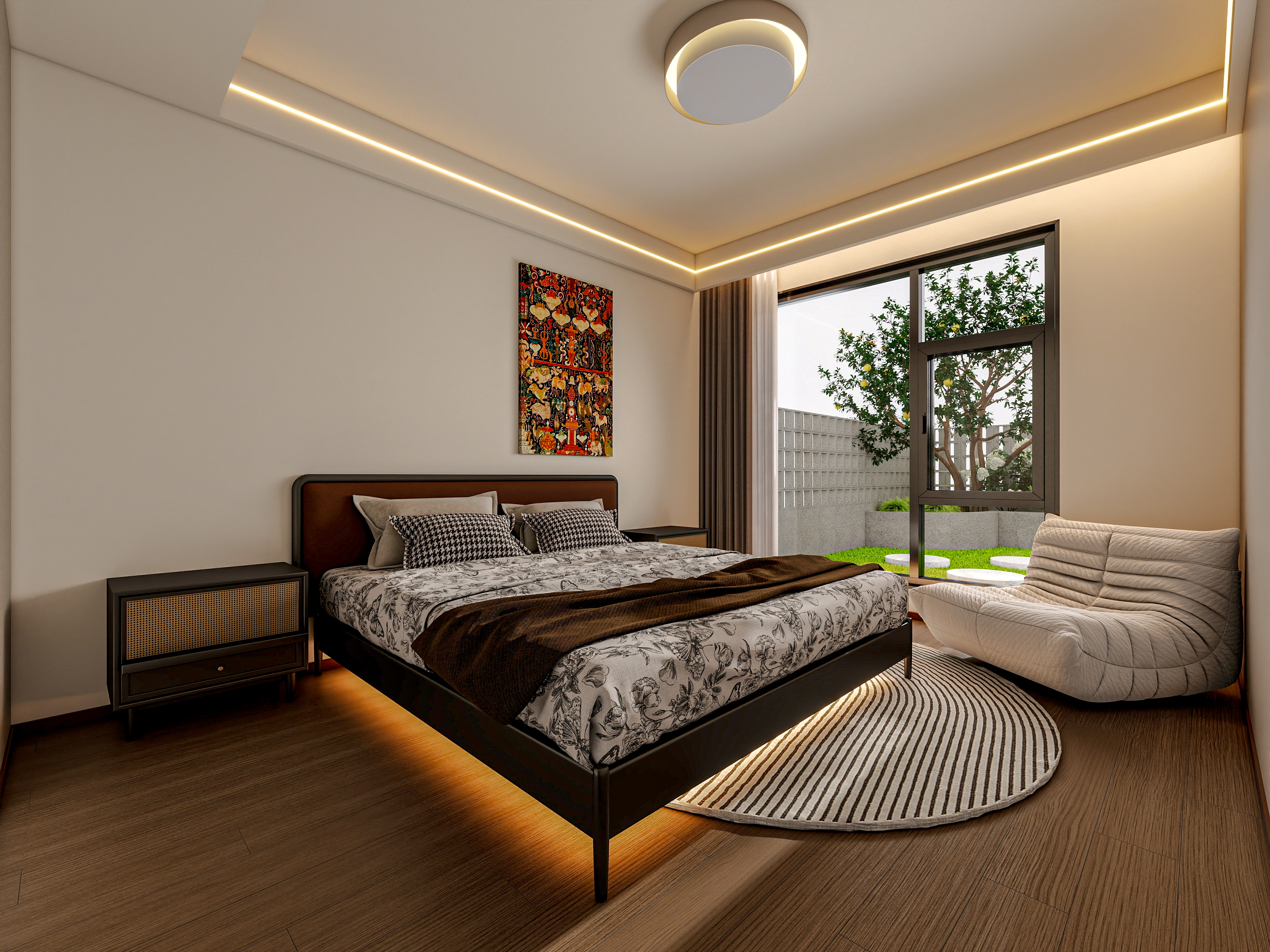 四川岳池雍合湾（180平方中古风三居室）-25