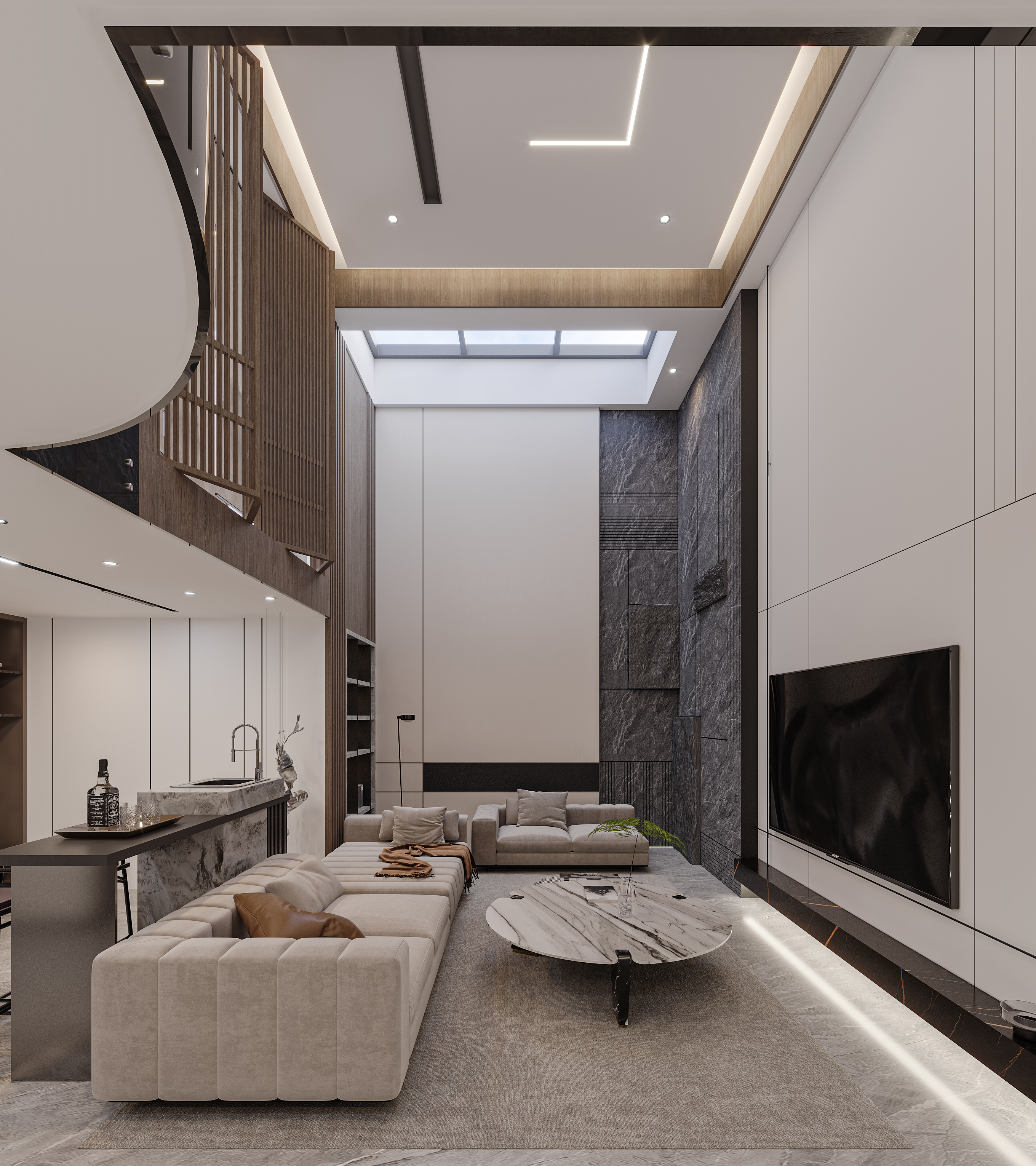 一套现代别墅。。-23