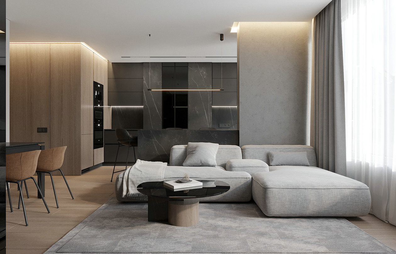 乌克兰小空间公寓设计 极致舒适的家！-1