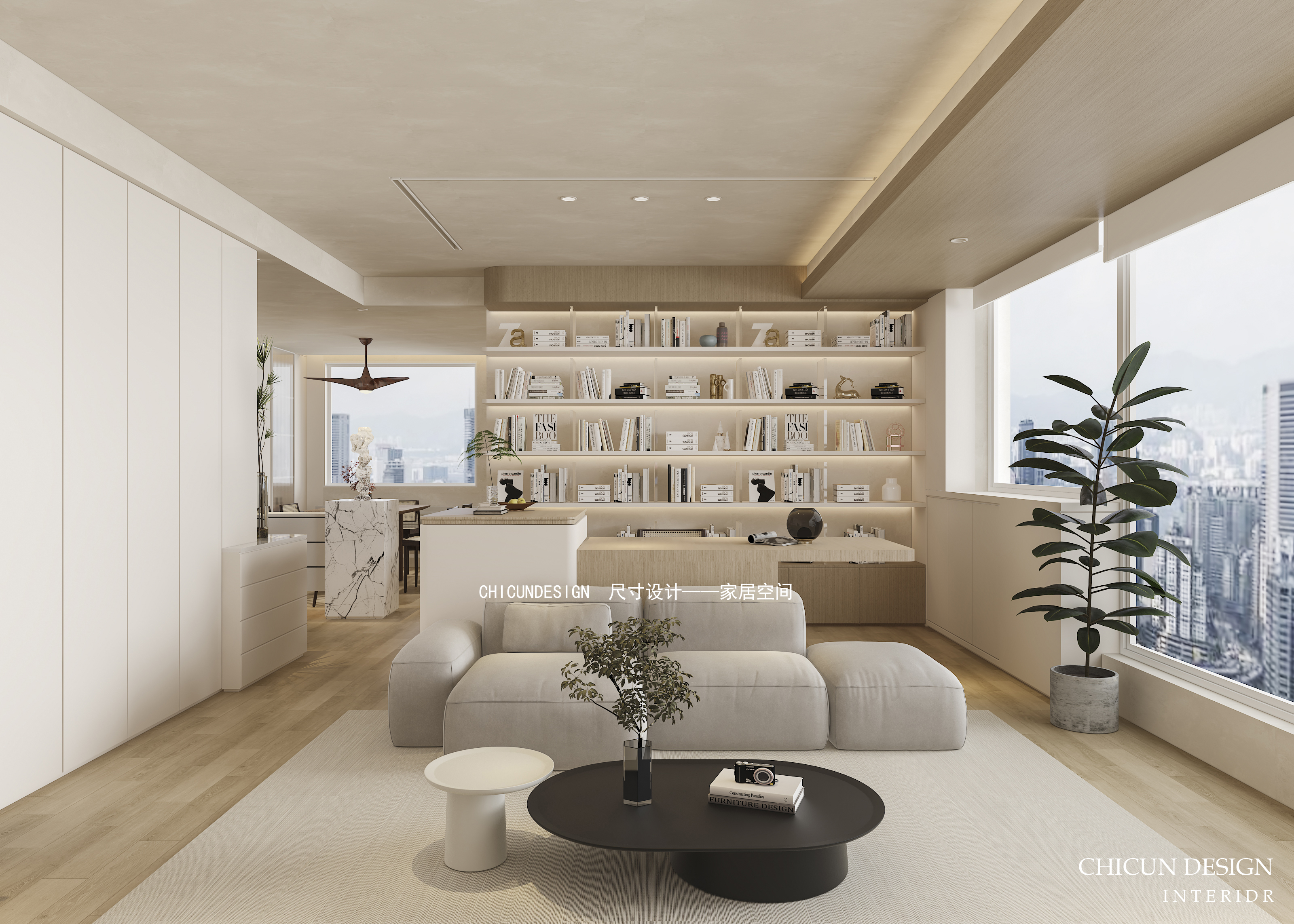 书香原木风丨中国杭州丨尺寸设计-16