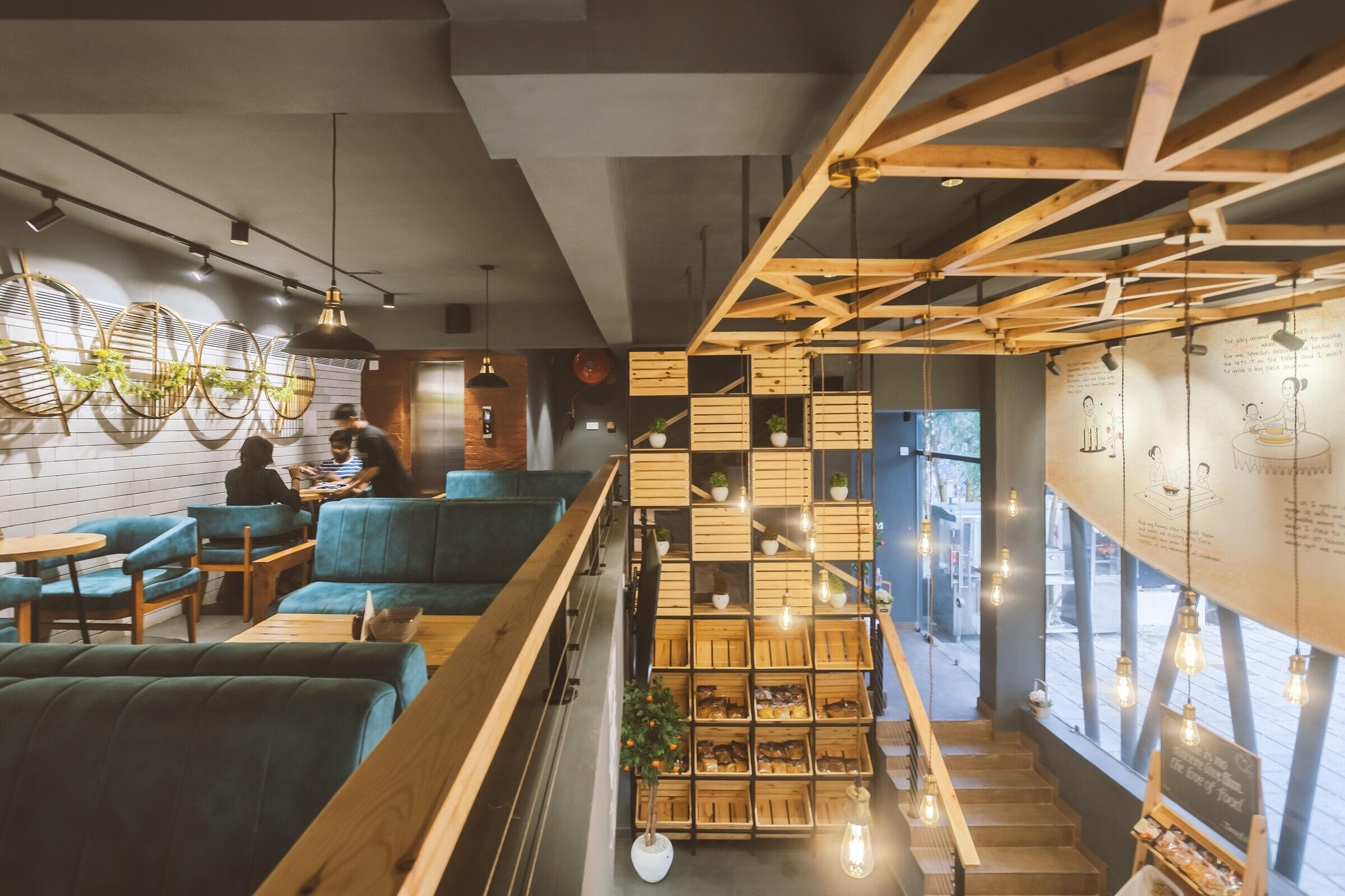 印度航空主题餐厅设计丨印度特里凡得琅丨s squared architects-22