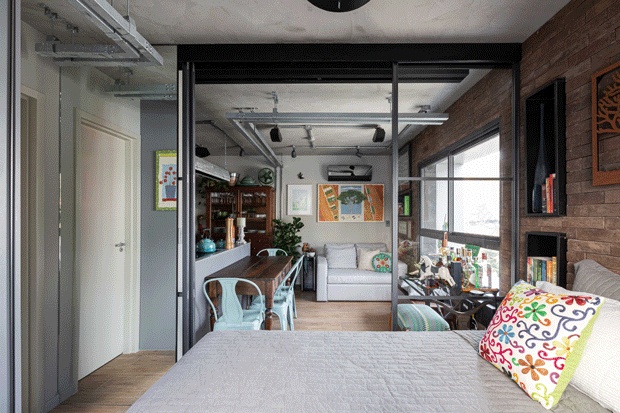 32m2 巴西小公寓的混搭设计魅力-9