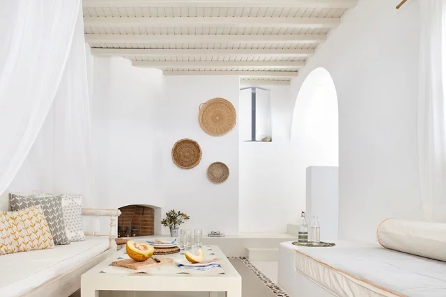 豪华别墅 现代风格希腊爱琴海边最纯粹的度假小屋-18