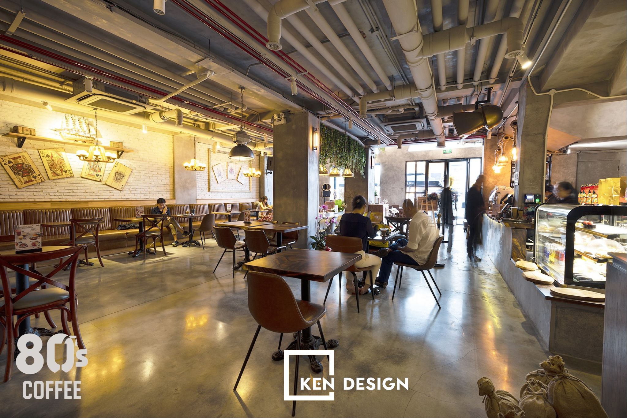 Thiết kế 80s Coffee với không gian nhà xưởng công nghiệp hiện đại-18