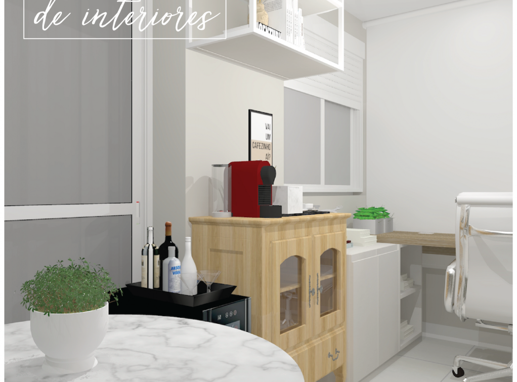 Varanda com home office | CDA Projetos - Casa das Amigas-0