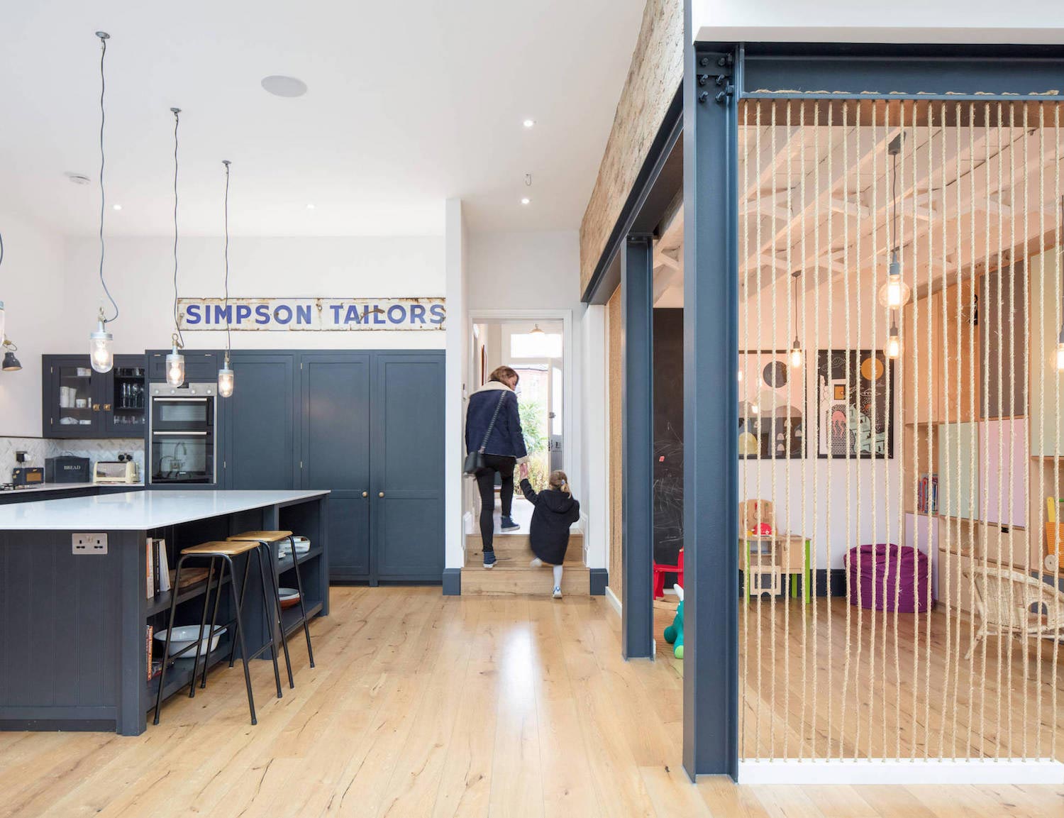 Tactile House by Thomas and Spiers Architects a split level family home in Dulwich   CAANdesign  Architecture and home design blog-5