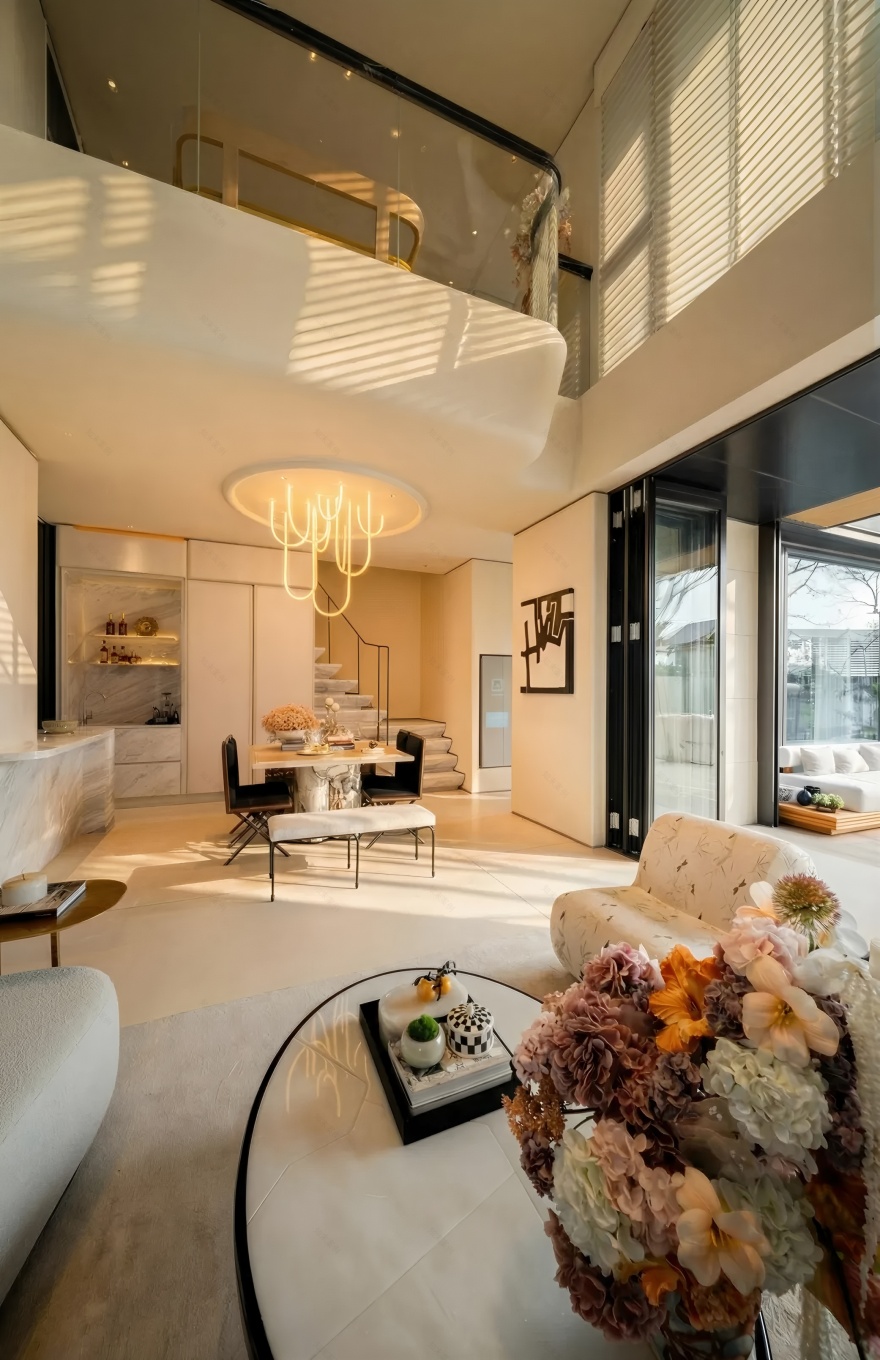 广州金地香山湖·御湖颂别墅样板间丨中国广州丨诗意空间设计-13