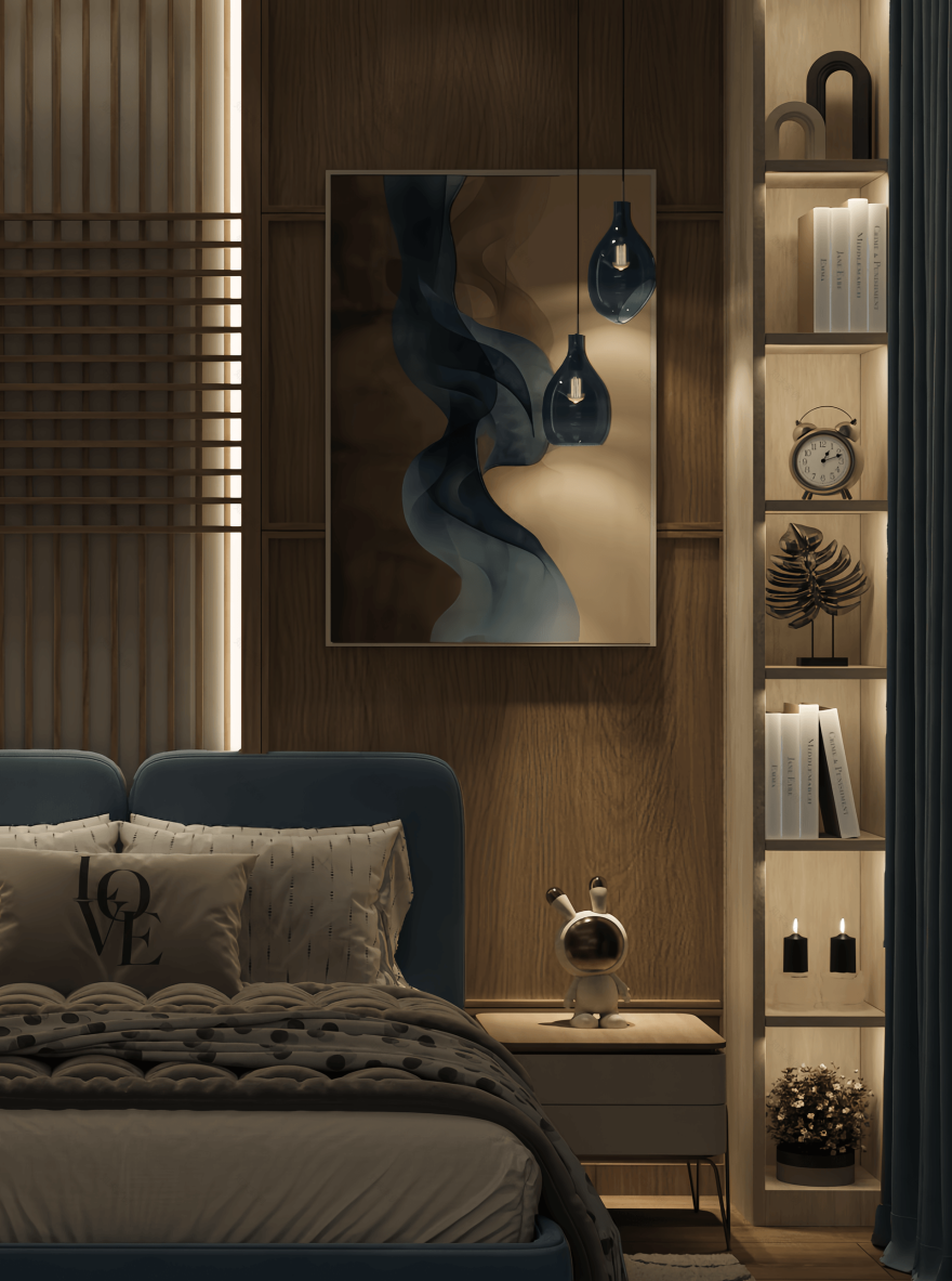 现代男孩卧室设计丨埃及开罗-6