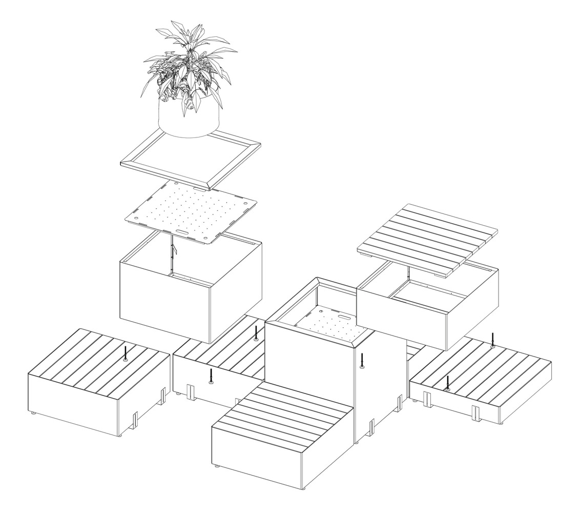 蒙特利尔 Agora Ma·imus · 绿色的像素化开放空间丨加拿大蒙特利尔-17