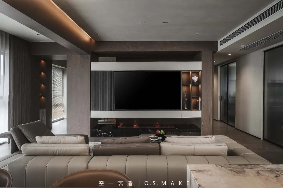 意式极简,壹号院的沉郁魅力丨中国重庆丨空一筑造|O.S.MAKE-15