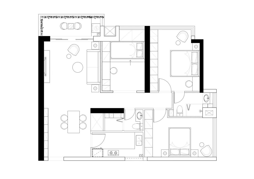 薄荷设计丨胭脂红+原木，玩转复古小情调，把家变成「时光穿梭机」-20