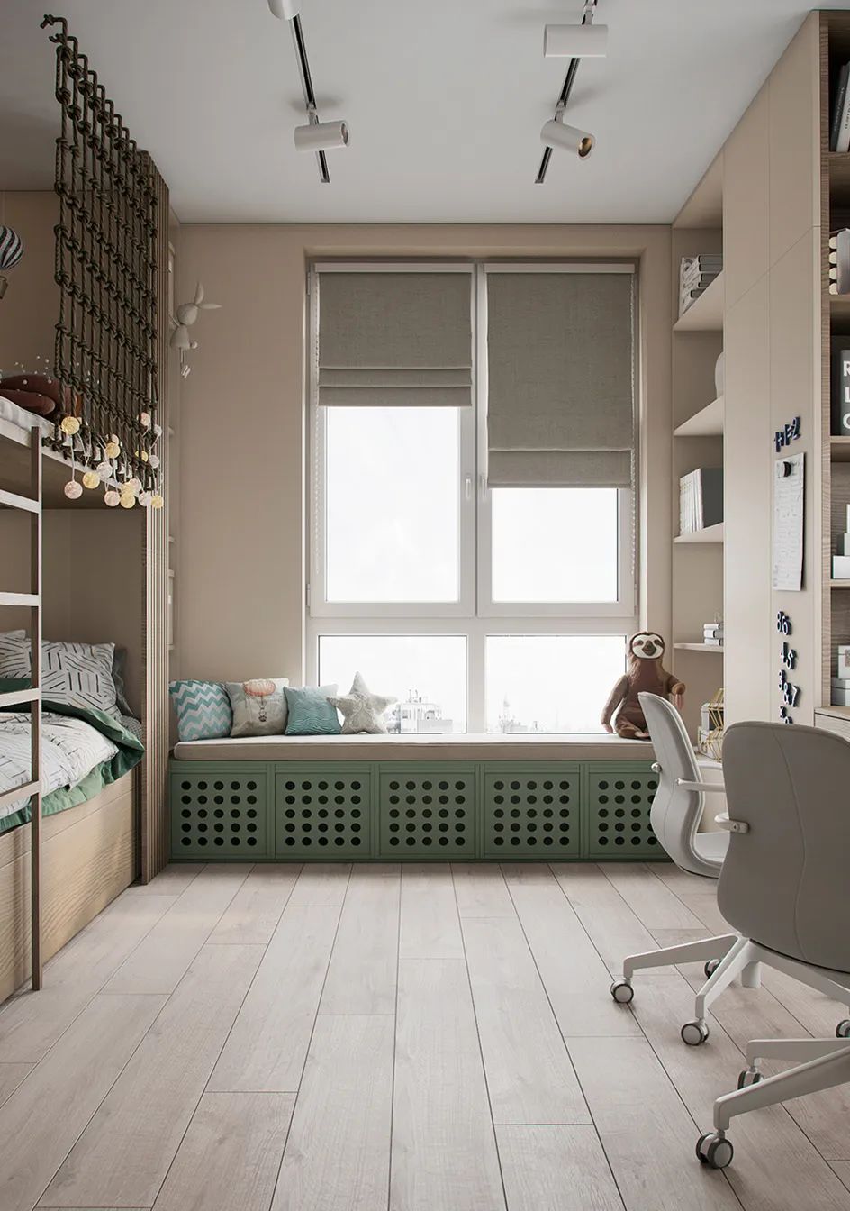 85㎡现代轻奢三居室设计丨Alexander Bocharov-35