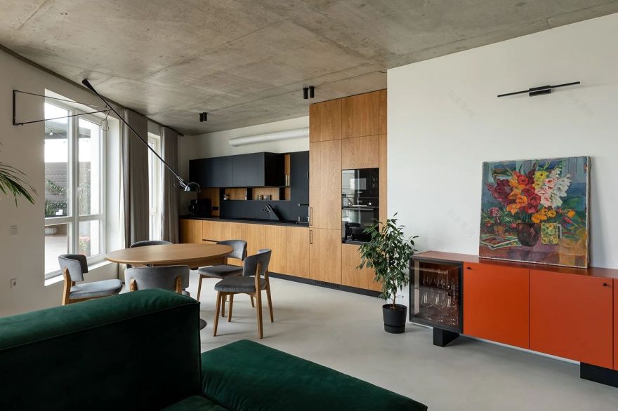 110㎡两居室带天台公寓设计丨Koba Buro-20