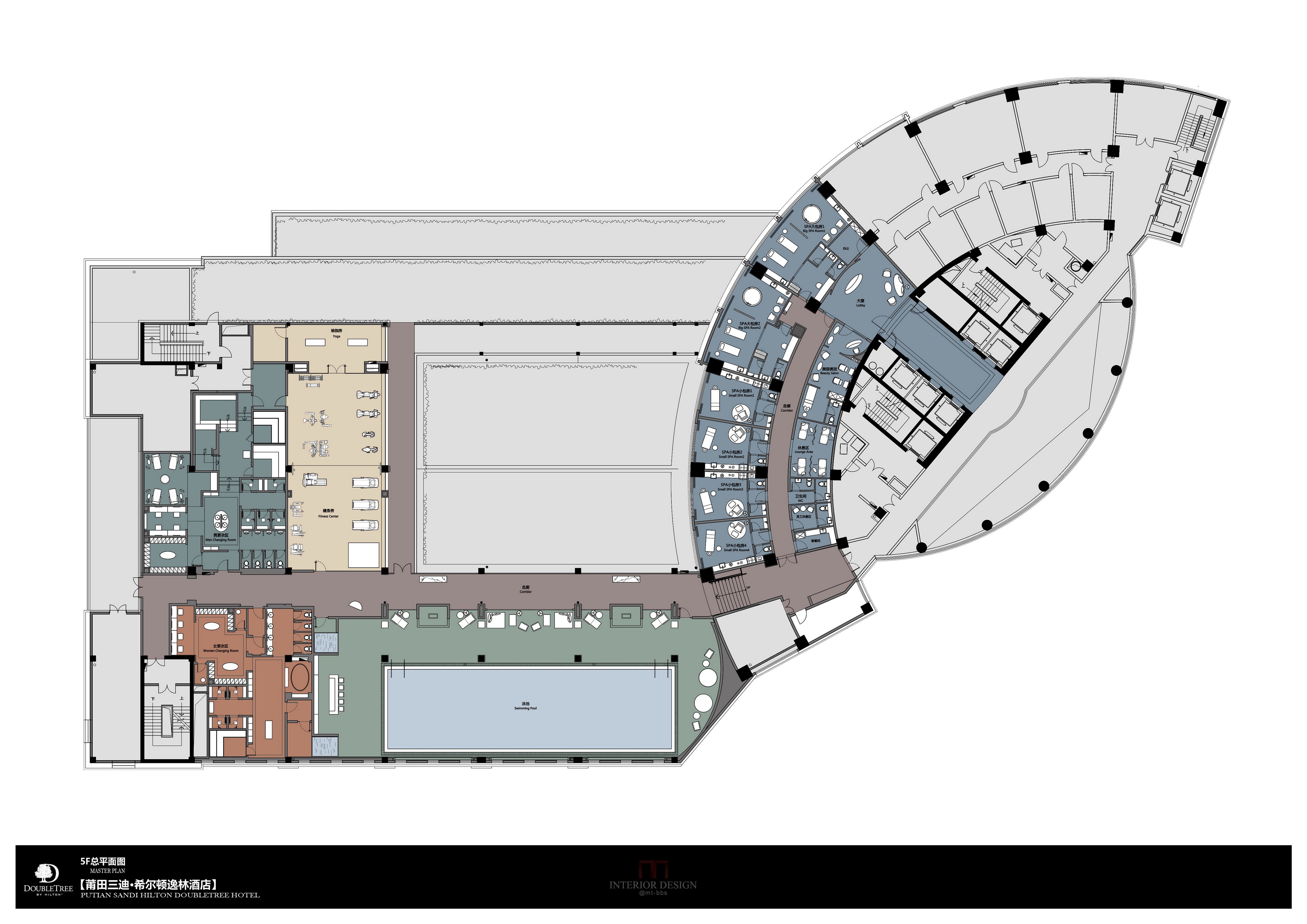 BLVD  莆田希尔顿酒店泳池 SPA及行政酒廊方案设计-8