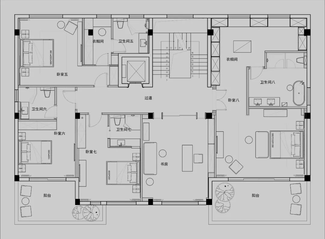 东方韵律的國際表達——台州私人住宅設計-62
