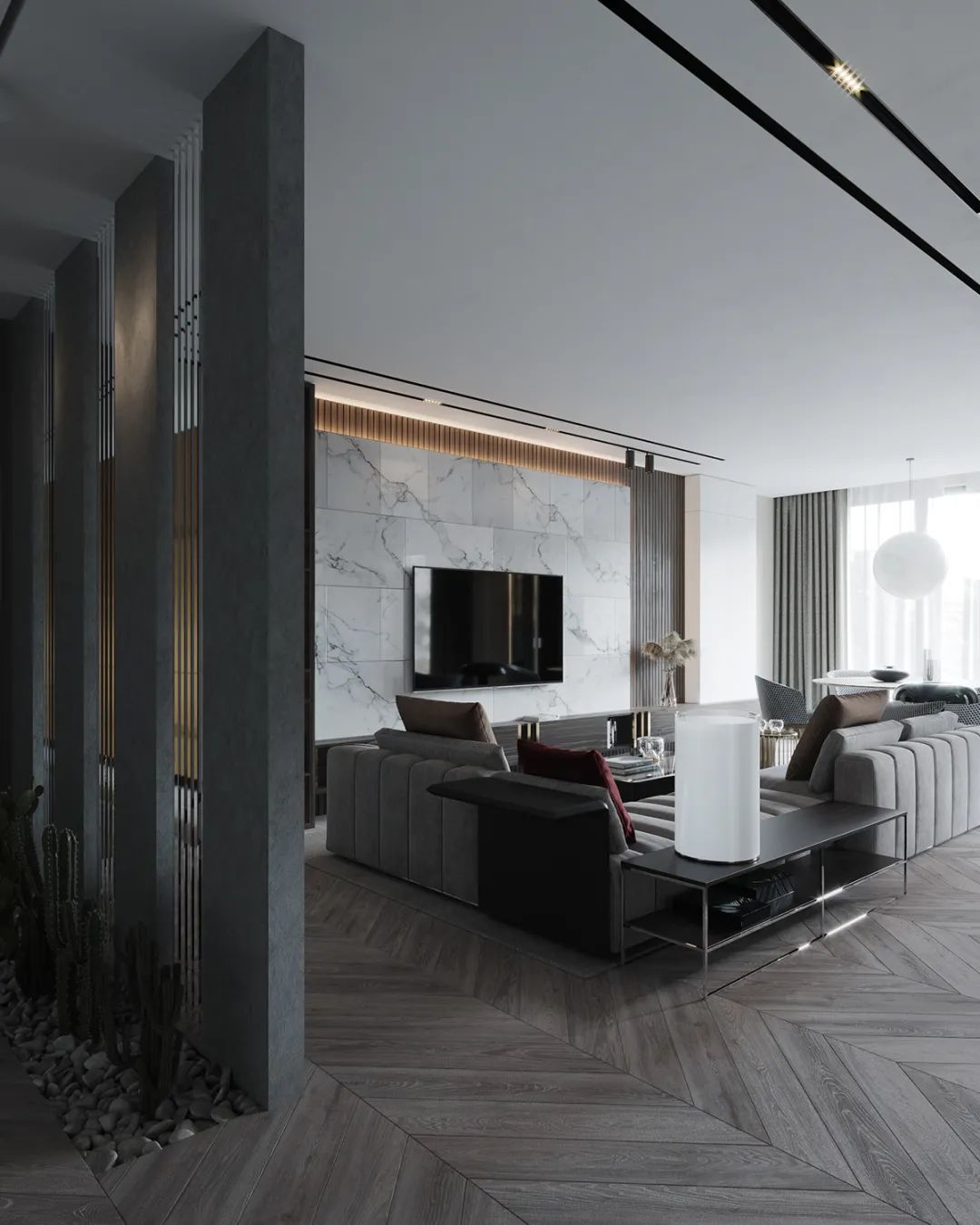 现代轻奢公寓设计丨阿塞拜疆丨Kamran Kerimov-16