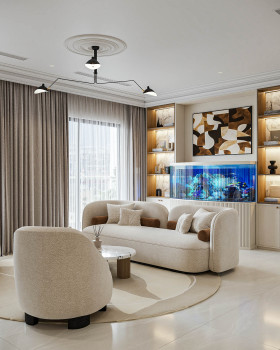 Parisian style living room
