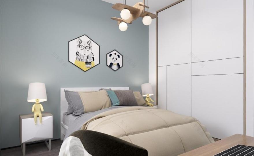 半日·现代简约,无主光源设计,个性斜顶,空间质感饱满-24