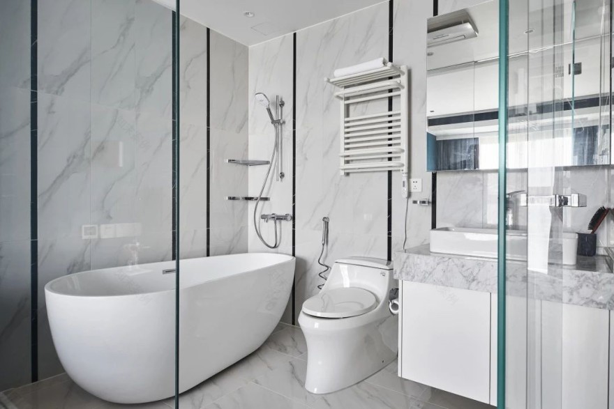 手办迷的现代简约之家 | 悬空背景展柜,红橡实木家具-19