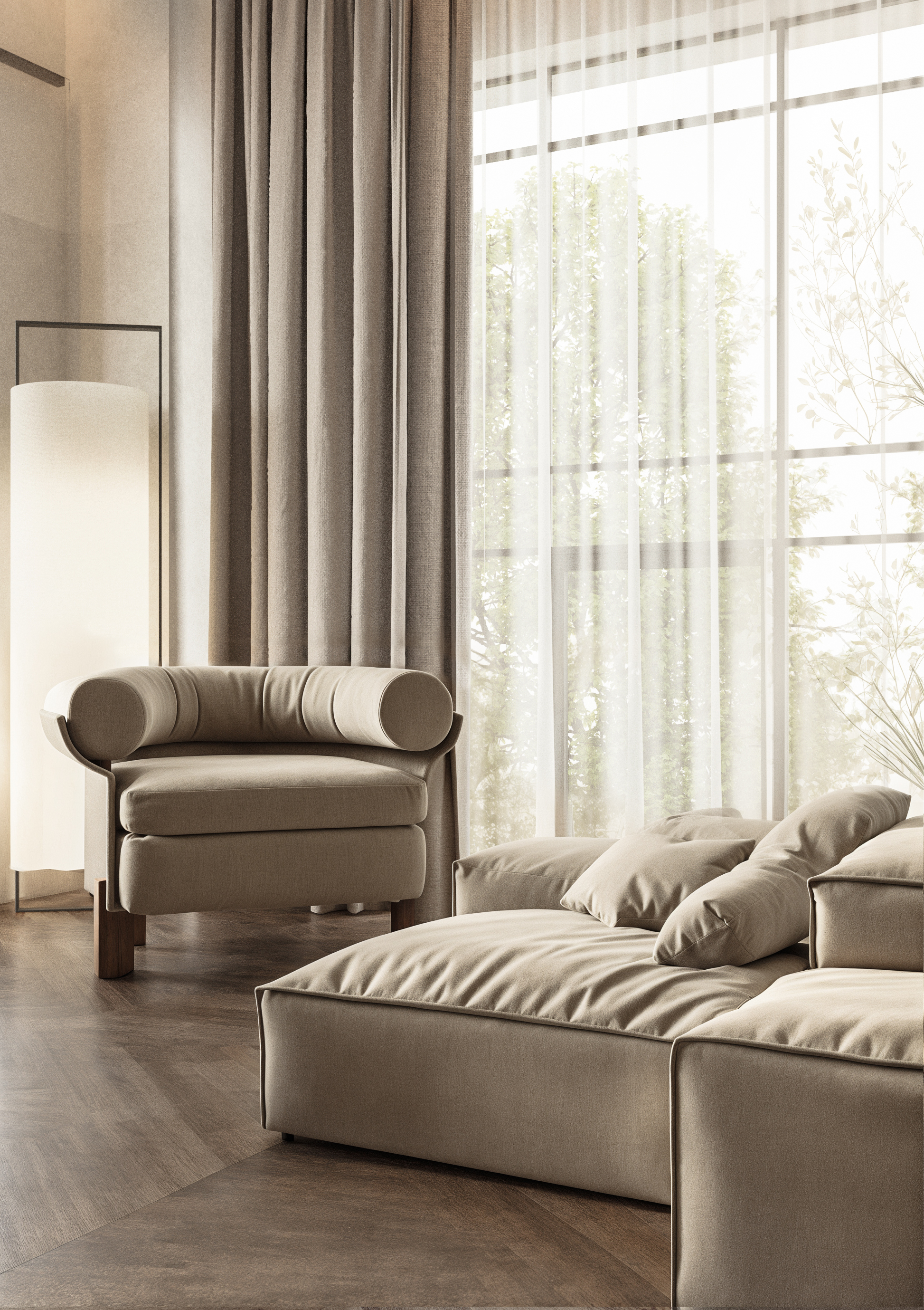 The design of a two-storey apartment-12